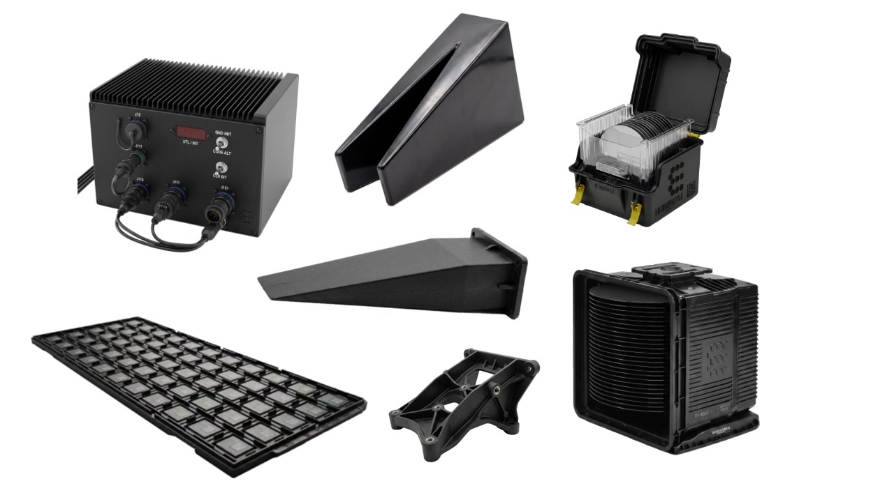 An image of black components.